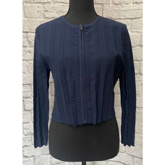 Narciso Rodriguez Knit Cardigan Sz 46 - Picture 2 of 10